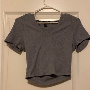 Cropped hooded T-Shirt
